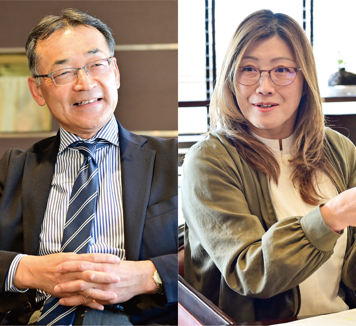 太陽電機 株式会社 代表取締役 羽田 茂 さん  セブナグループ(株式会社セブナ装機・有限会社エー・アイ・エーブラスト) 代表取締役社長 一戸 亜戸 さん